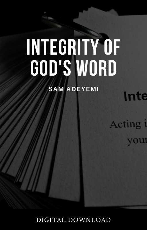 Integrity of God's Word